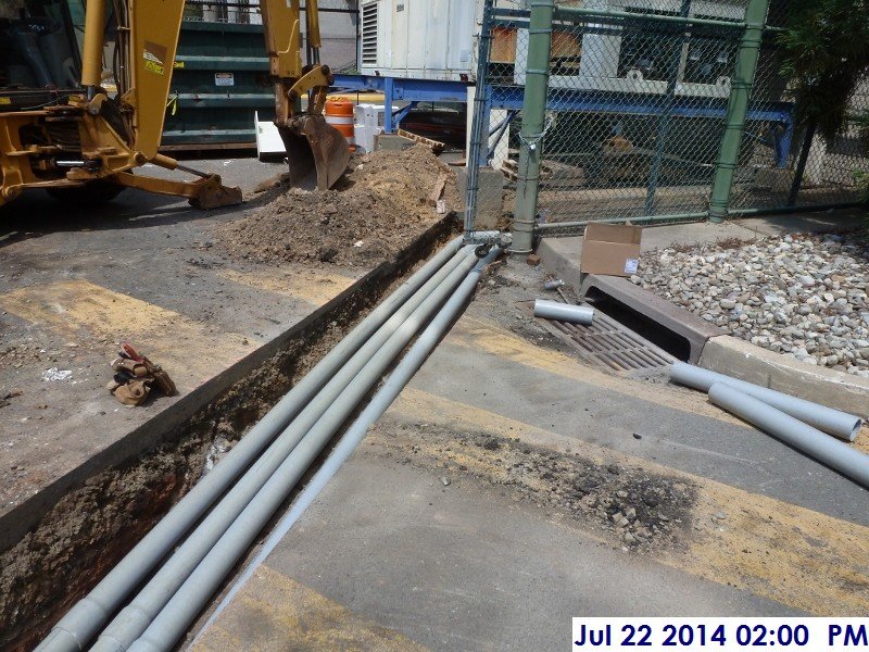 Underground piping for the Tele-Data at the Administration Bldg. parking Pic -2 (800x600)